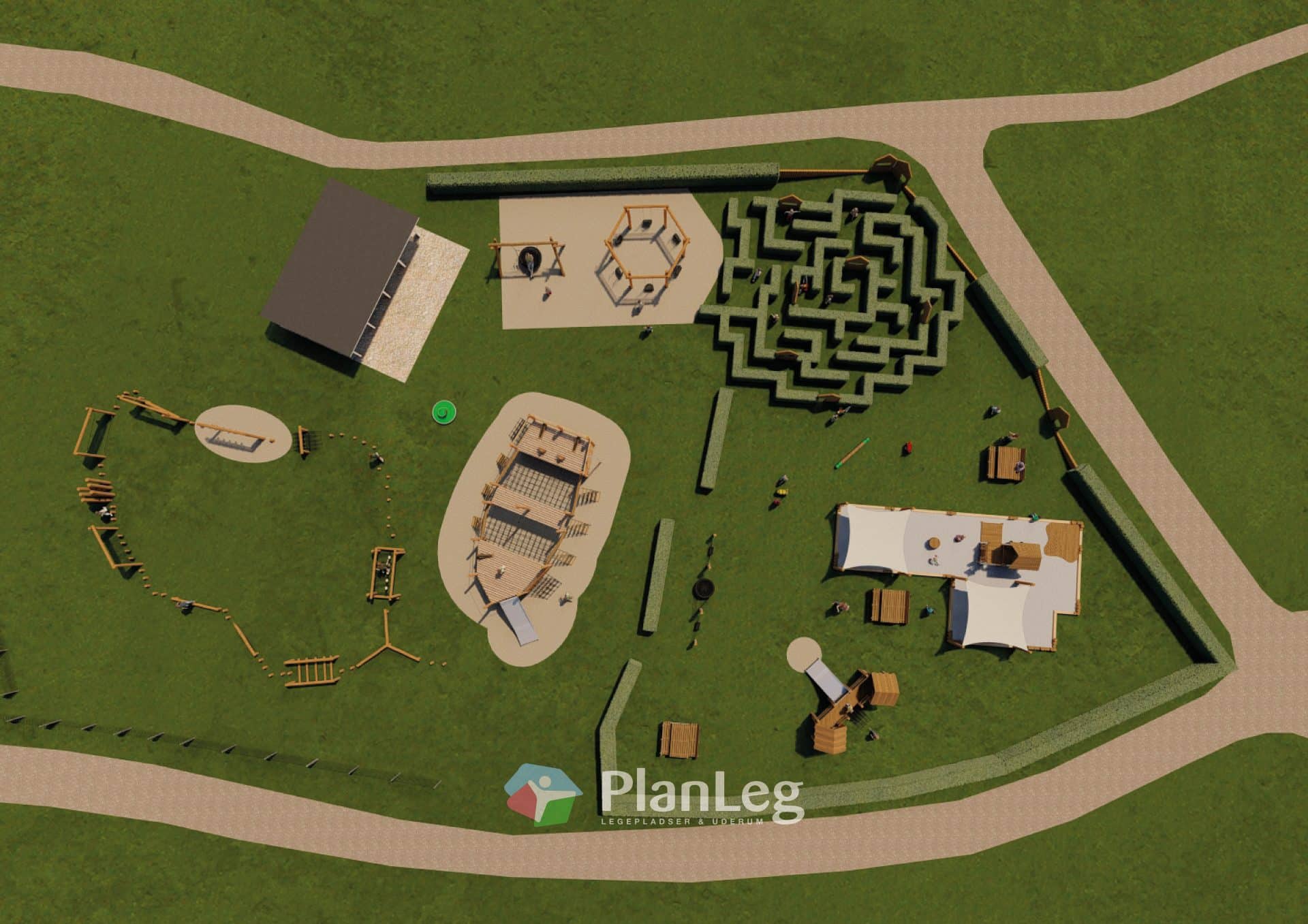 Sohng&aring;rdsholmsparken 3D-Design