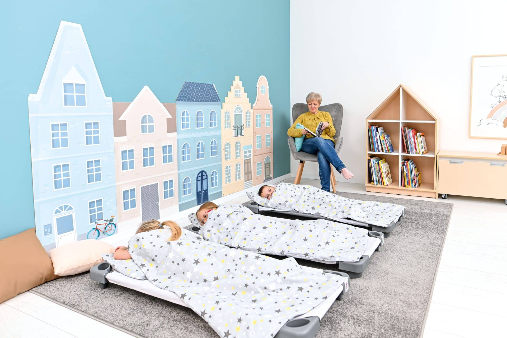 Vægdekoration huse Vægdekoration huse