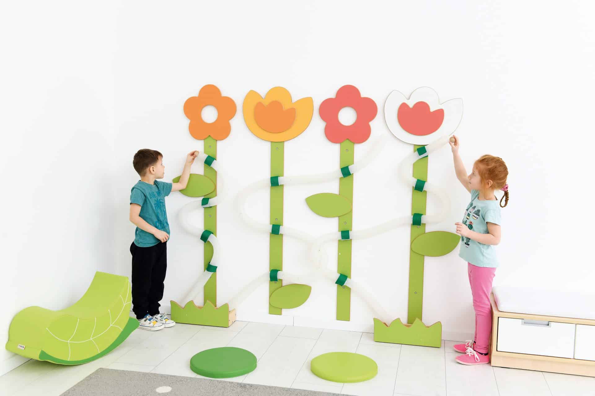 Vægleg med kuglerør - Blomster100397_c_22 Vægleg med kuglerør - Blomster