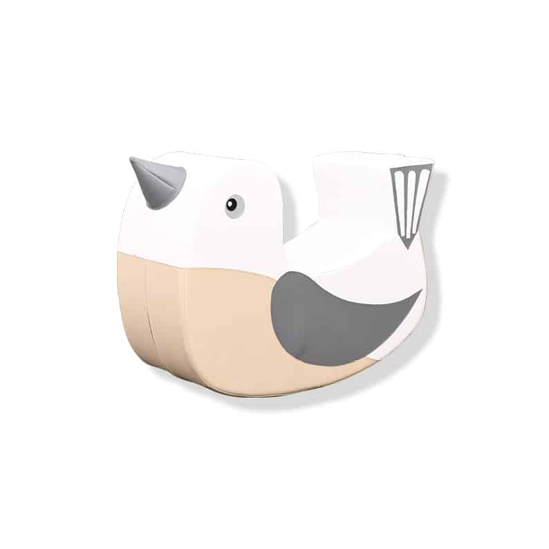 Skumvippe fugl beige Skumvippe fugl beige